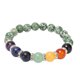 thumbnail image 1 of Pulsera De Chakra Cuerda Elástica Alivio Del Estrés Relajante Pulsera De Cuentas Estrechamente Conectada Para Meditación Fiesta Curación Verde, 1 of 5