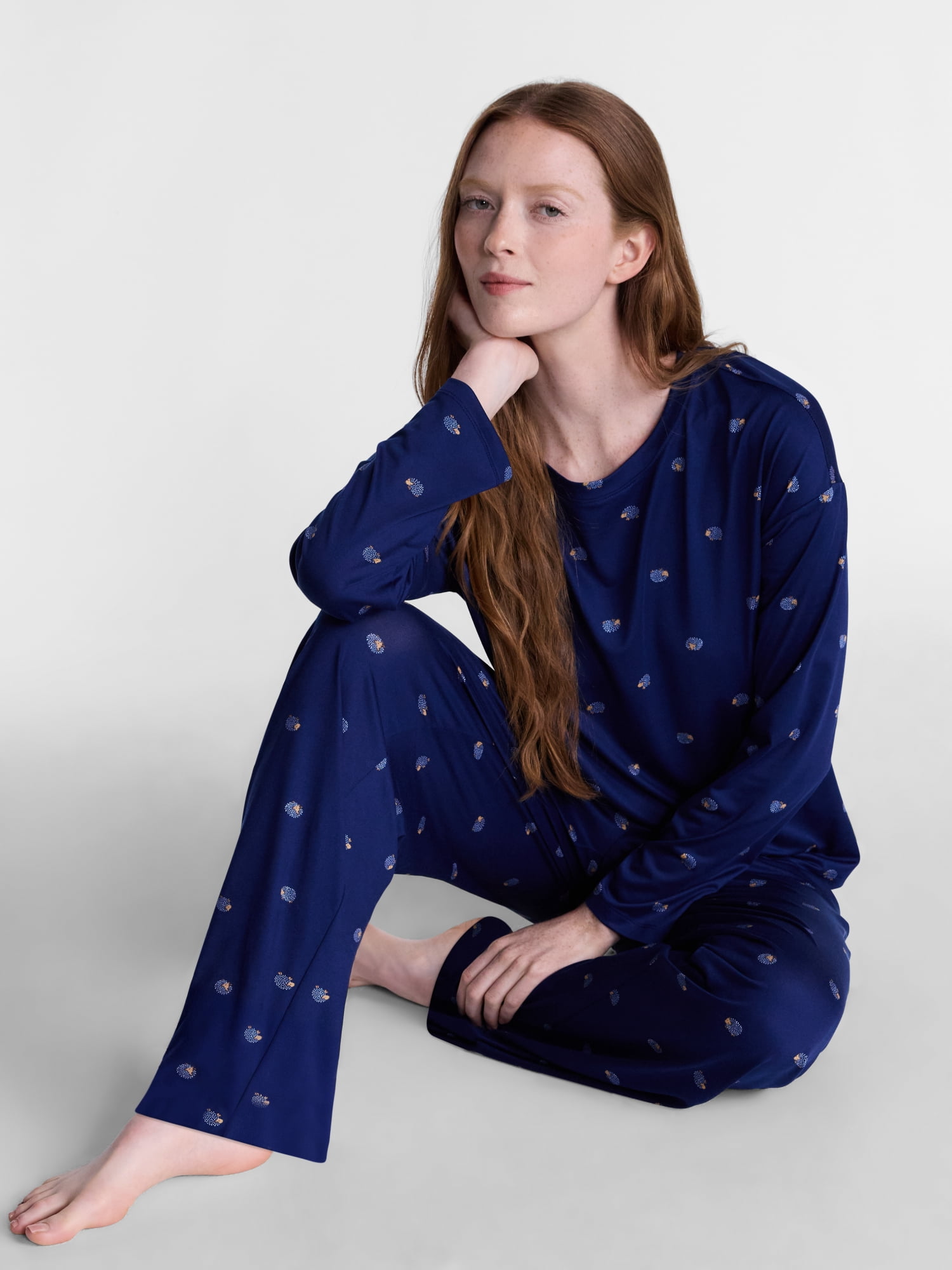 Joyspun Women's Dreamy Soft Collection Sleep Top and Pants, 2-Piece Set, Sizes XS-3X