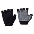 thumbnail image 3 of Axioma Women's Fingerless Aerial Yoga Gloves Non-Slip Five-Finger Grip for Pilates Black, 3 of 10