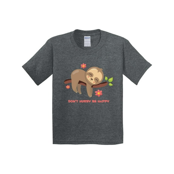 Inktastic Don't Hurry Sloth Youth T-Shirt