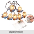 thumbnail image 2 of Luces Fantasma Cadena Halloween 3M 20 LED para Suministros Fiestas en El, 2 of 9