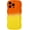 Orange, variant on for iPhone 15 Pro Max Case,Solid Color Curly Wave Frame Soft Phone Case (White)