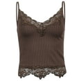 thumbnail image 2 of Sentmoon Lace Bras for Women Full Coverages Push Up Bras for Women Full Coverages Lift No Underwires Spaghetti Strap Solid Color Sleep Bras Lightweight for Daily Wear Coffee XXL, 2 of 5