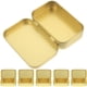 thumbnail image 5 of FELTECHELECTR Caja de hojalata para almacenar 6 piezas, latas pequeñas de hojalata, latas de caramelo, caja de hojalata con tapa, caja de hojalata rectangular., 5 of 5