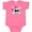 Hot Pink, variant on Inktastic Valentine Holiday Girls Skull Girls Baby Bodysuit