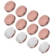 thumbnail image 1 of Uxcell 12Pcs Tapas de Lata para Conservas con Etiqueta para Tarro Mason Regular Color Rosa Dorado (70mm), 1 of 7