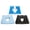 Blue+Black4, variant on Beauos Gel Wheelchair Cushions for Bedsores Prevention,Bed Sore Pad Cushion for Butt - Pain Relief for Long Sitting & Relieve Sciatica, Back, Tailbone (Blue2)