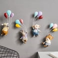 thumbnail image 4 of Pared Animal Escultura Resina Animal Colgante Arte De Pared Para Sala De Estar Dormitorio Decoración De Pared Yuarrent HA043861-03, 4 of 6