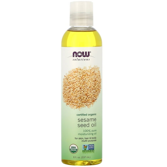 NOW Foods Solutions, Sesame Seed Oil, 8 fl oz (237 ml)