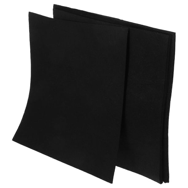 Black Felt Fabric Square for Creative Art Soft Fabric for Home Decor 20Pcs