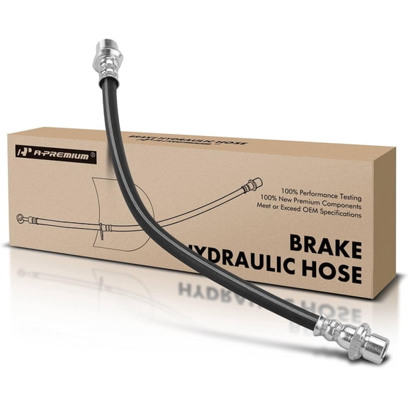 A-Premium Front Driver or Passenger Brake Hydraulic Hose Compatible with Toyota Models - Tundra 2007-2020, Sequoia 2008-2019 - Replace# 90947A2016