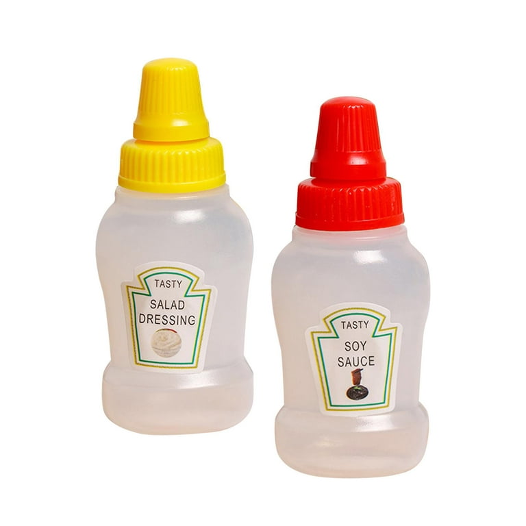 Mini Refillable Condiment Bottles Pkg/3