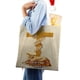 thumbnail image 4 of Cristiano Bolso de tela con estampado de lienzo para mujer, bolsa de compras reutilizable y estética, con cremallera interior, regalo para mujer,38*45cm., 4 of 6