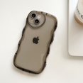 thumbnail image 1 of Funda de TPU suave ondulada y rizada transparente para iPhone 14 13 12 11 Pro Max X XR XS Love Heart Camera, funda de silicona con forma de caramelo Tan Jianjun unisex, 1 of 2