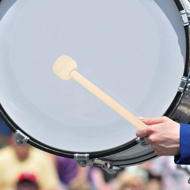 Baguettes de percussion Langues en acier Maillet de tambour Tête en  caoutchouc souple Bâtons de percussion