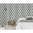 thumbnail image 5 of Arthouse Ella Silver Tufted Wallpaper, 5 of 7