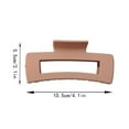 Dealovy Claw Clips, Matte Big Hair Claw Clips, Nonslip Square Hair