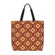 thumbnail image 1 of Fotbe 70's Retro Bolsa Tote con Estampado para Mujer, Bolsos con Cremallera, Bolsa de Hombro Casual de Gran Capacidad con Bolsillos Internos, 1 of 7