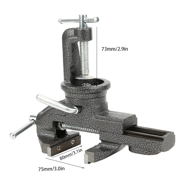 Table Bench Top Vise Vice Rotating Table Vise, Bench Vise, Bench Vise Workshop Equipment for processing various planes