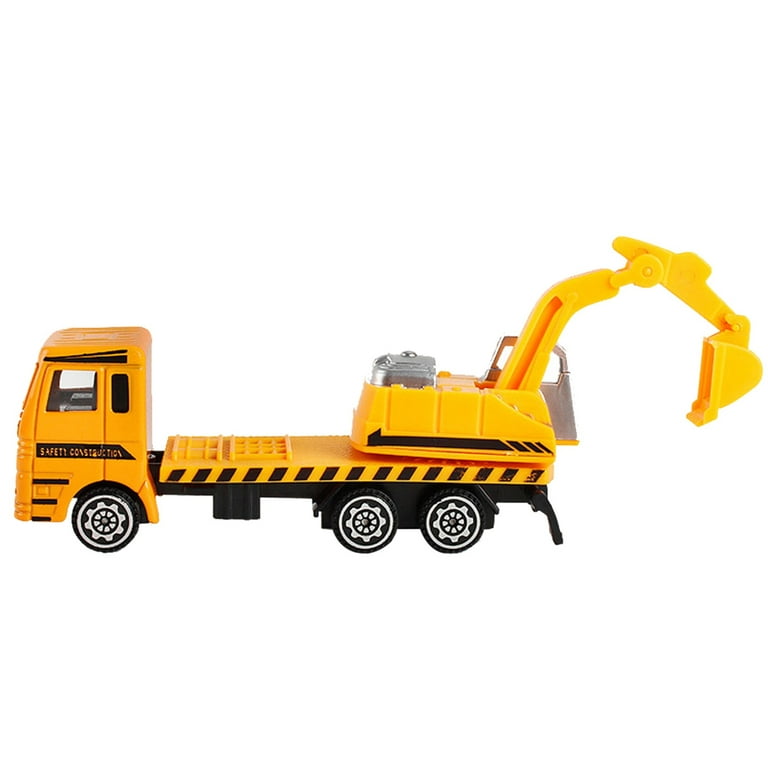 Tarmeek Construction Truck Toys with Crane for 2 4 5 6 Years Old Boys, Kids  Alloy Engineering Vehicle Sets, Tractor Trailer Excavator Dump Wheel Loader  Cement Forklift, Car for Xmas Birthday Gifts 
