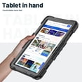 thumbnail image 4 of FJLBDE Case for Lenovo Tab M10 3rd Gen 10.1 inch 2022, Rugged Shockproof Tablet Cases Cover with Kickstand Shoulder Strap, Black, 4 of 7