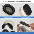 thumbnail image 3 of Funda de silicona Polislime para AirPods Max 2/1, negra, 3 of 7