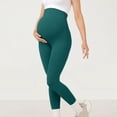 thumbnail image 2 of Maternity Leggings Over Bump 2026 - Buttery Soft Yoga Pants Pregnancy Workout Trousers High Waisted Stretchy Belly Support Joggers Pregnant Leggings Seamless Stretch Activewear Tights, 2 of 5