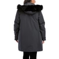 thumbnail image 5 of SAYFUT Women's Plus-Size Winter Warm Thick Long Coat Down Quilted Puffer Jacket Bubble Outwear Long Puffer Coat Fur Collar Down Coat with Hood, 5 of 8