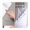 thumbnail image 4 of 2X Dispensador de Clips de Papel de Mano, Cortadora de Papel Rápida Portátil con 100 Clips de Metal Plateado Reutilizables para Documentos de Escritorio, 4 of 5