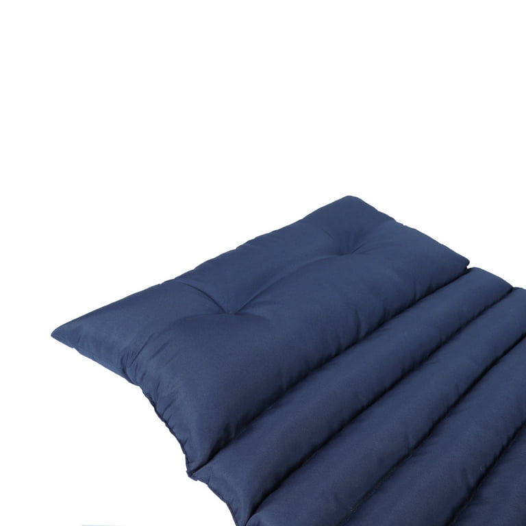 2 Pack Lounge Chair Cushion 73x24in Patio Lounge Chair Cushions Outdoor Chaise Lounge Cushion for Lawn Pool Beach Dark Blue Walmart