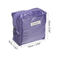 thumbnail image 2 of NOMADIC NOOK Women's Travel Makeup Bag 2 Pcs Purple, 2 of 5