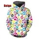 thumbnail image 3 of Nueva sudadera con capucha con estampado 3D de huellas de perro divertidas y a la moda para mujer y hombre, sudadera con capucha con personalidad creativa, sudadera informal de manga larga, 3 of 5