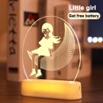 thumbnail image 1 of Discount Qaailabf Decorative Light Room Decoration Light 3D Ornaments Battery Night Light, 1 of 2