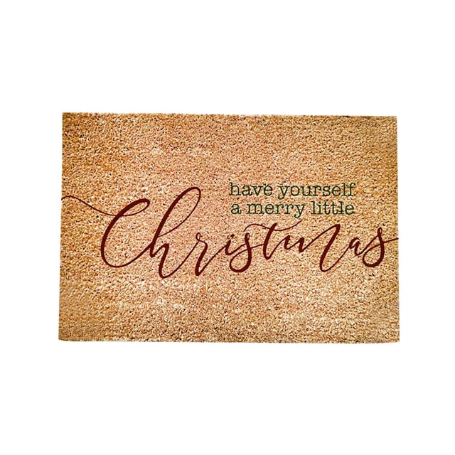 Christmas Doormat, Holiday Doormat, Christmas Welcome Mat, Christmas , Holiday Area Rug Living Room Large Soft Throws And Blankets Girl Carpet Warm Blankets Soft Comfy Blanket of Throw Blanket Fuzzy