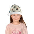 thumbnail image 5 of Cauagu Retro Steampunk Vehicle Pattern Christmas Hat for Kids,Xmas Holiday Hat Santa Hat for Boys & Girls Festive Headwear Accessories for Christmas/New Year/Holiday, 5 of 6