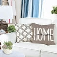 thumbnail image 3 of Farmhouse Pillow Covers 18x18 Set of 4 Throw Pillow Covers Rustic Linen Decorative Pillows Square Cushion Covers for Couch Sofa Bedroom Home Decor, 3 of 6