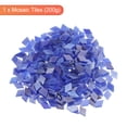 thumbnail image 3 of Uxcell 200g Mosaic Tiles Rhombus Shape Glass Mosaic Tiles Stained Mosaic Glass for Art Crafts DIY Projects Dark Blue, 3 of 5