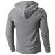 thumbnail image 5 of MHFRRA Sudadera Informal con Capucha y Manga Larga con Cordón para Deportes Al Aire Libre y Actividades de Ocio Diarias En Otoño E Invierno Gris, 5 of 8
