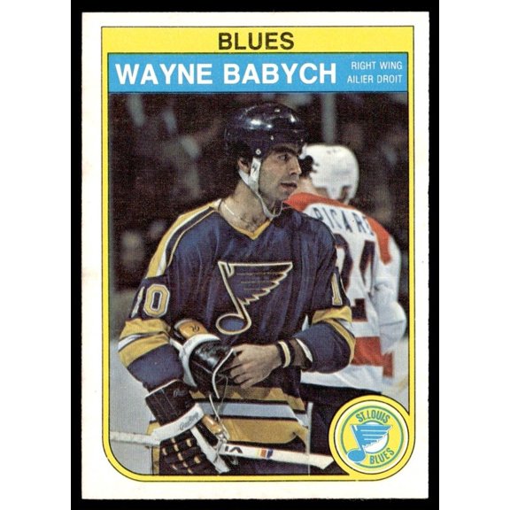 1982-83 O-Pee-Chee Wayne Babych St. Louis Blues Hockey Card #299 NM