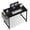 Black, variant on EDX 31" Small Computer Desk with Metal Frame, Waterproof Surface & Storage Bag, Two Desk Styles Shipped Randomly – Ideal for Bedroom or Small Spaces, Rustic Brown