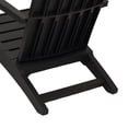 thumbnail image 5 of vidaXL Garden Adirondack Chair Black Polypropylene, 5 of 5
