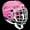 Pink, variant on Bauer Prodigy Hockey Helmet Combo with Facemask Cage, Youth Size