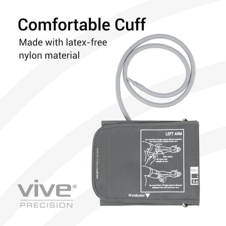 Vive Blood Pressure Monitor Replacement Cuff, Compatible with Omron, IProven  BP, Extra Large 18.90”- 24” 