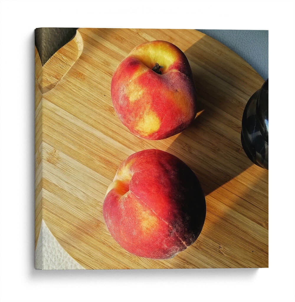 Canvas Print Wall Art By Canvas Lab Ready To Hang Peach By Chef Capellini Theme Food 30x30 In Walmart Com Walmart Com