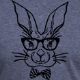 thumbnail image 3 of CafePress - Cute Hipster Easter Bunny T Shirt - Mens Tri-blend T-Shirt, 3 of 4