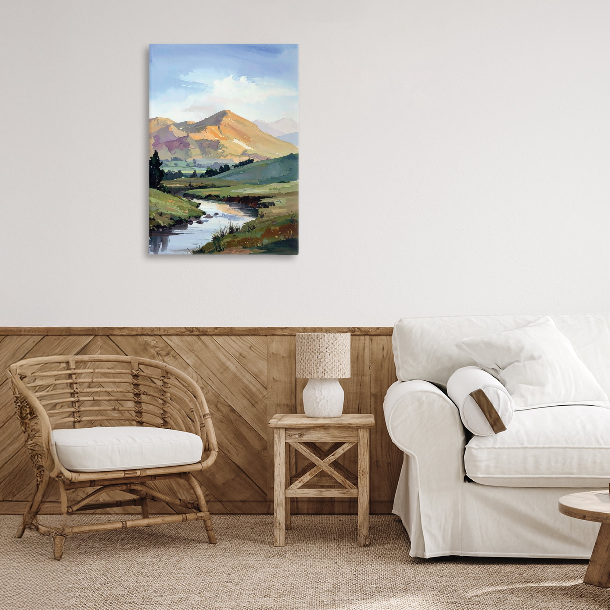 Stupell Industries Across The Valley Canvas Wall Art, design by Alonza Saunders