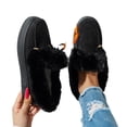 thumbnail image 2 of EKVAHL Women's Winter Orthopedic Boots, Lightweight Slip On Walking Shoes, Faux Fur Lined Snow Boots For Cold Weather Commute Outdoor Black, 2 of 4