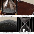 thumbnail image 5 of Hourglass,hourglass Timer,60 Minute Hourglass,hourglass Sand Timer,black Wooden Hourglass,for Home,d, 5 of 5