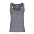 thumbnail image 4 of Ndbuld Women's Basic Tank Tops Women's Sexy Tank Top Casual Splice Sequin Sleeveless Women's Top Gray L, 4 of 6