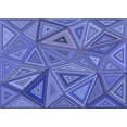 thumbnail image 1 of Ahgly Company Indoor Rectangle Patterned Sky Blue Dress Blue Area Rugs, 7' x 10', 1 of 6